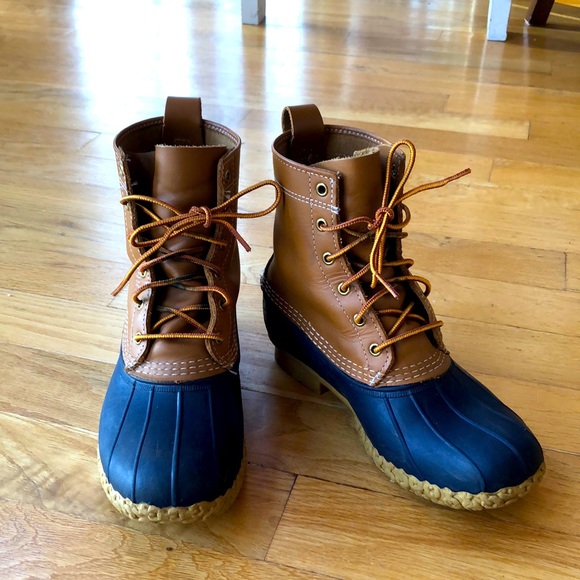LL bean 8” boots 10 Wide - Picture 1 of 4